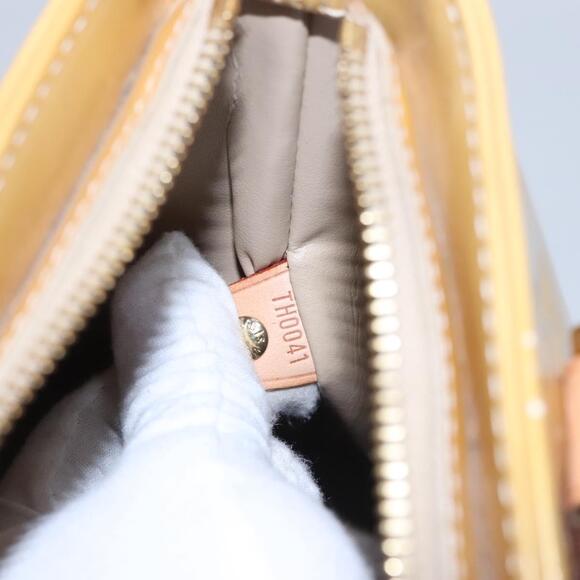 LOUIS VUITTON Monogram Vernis Houston Hand Bag Beige M91004 - Picture 12 of 16